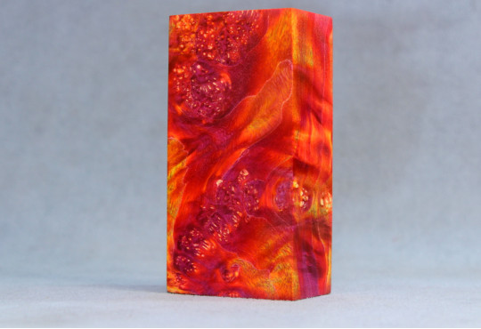 Stabilized Maple Burl Wood Mod Block